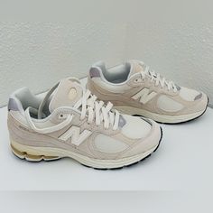 New Balance 2002r Sneaker In Beige Brand New, Never Worn, In Original Box Multiple Sizes: Us (Men) 6.5 / Us (Women) 8 Us (Men) 7.5. / Us (Women) 9 From Smoke Free Home Neutral Everyday Shoes, New Balance Cream Shoes, New Balance 2002r Beige, New Balance Beige, New Balance Cream, Neutral Color Shoes, Balanced Beige, New Balance 2002r, Shoes New Balance