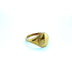 Vintage 14K Yellow Gold Lady's Oval Signet Ring Size: 4 1/4 Weight: 2.41 grams Size can be custom upon request Custom engraving available upon request Classic Oval Signet Ring With Polished Finish, Timeless Oval Signet Ring With Polished Finish, Luxury Oval 14k Stamped Signet Ring, Domed Signet Ring With Polished Finish For Gift, Classic Oval Signet Ring Stamped 14k, Formal Oval Signet Ring With Polished Edges, Yellow Gold Oval Signet Ring With Polished Finish, Minimalist Oval Cabochon Signet Ring For Formal Occasions, Timeless Oval Dome Ring Stamped 14k