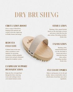 Dry Brush Benefits, Body Brushing Benefits, Brush Body Dry, Dry Body Brushing Aesthetic, Body Brushing Before And After, Holistic Body Care, How To Use Dry Brush, How To Use Body Oil