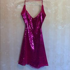 Pink Sequin, Backless, Fully Lined. Perfect For New Year’s Eve! Nwt. Spring Party Sequin Dress With Spaghetti Straps, Backless Sequin Dress For Summer Holiday Party, Summer Prom Mini Dress Party-ready, Pink Mini Dress For Night Out Evening, Spring Holiday Party Mini Dress With Spaghetti Straps, Summer Prom Party-ready Dress, Fitted Sequin Dress For Night Out, Spring Disco Mini Dress For Date Night, Flirty Fitted Sequin Dress For Spring