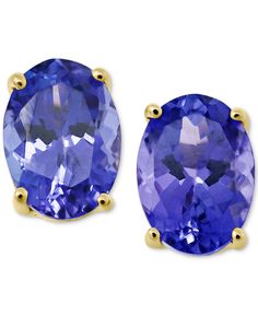 in stock Tanzanite Studs, Macys Jewelry, Oval Stud Earrings, Jewelry Watch, Mens Gift Sets, Fine Jewellery Earrings, Pump Sandals, Mens Gifts, Gold Jewelry