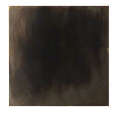 an abstract painting with black and brown colors