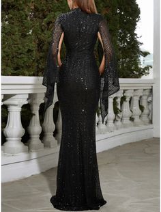 Mermaid / Trumpet Evening Gown Sparkle & Shine Dress Formal Wedding Gu – JiMiss Dresses Elegant Fits, Shine Dress, Formal Wedding Guests, Mother Wedding Dress, Evening Dresses Cocktail, Maxi Dress Prom, Black Evening Dresses, Dress Formal, Bridesmaids Dresses