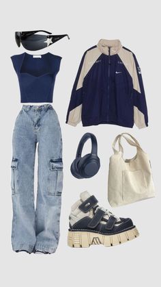 Look Grunge, Y2k Outfits, Simple Trendy Outfits, 가을 패션