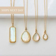 "Our Mother of pearl pendant collection is the perfect gift for Mother's Day. Choose from an oval, round rectangle, marquis or tear drop pendant. Available in 16\", 18\" and 20\" Chain: 14kt gold-filled  Pendant size (including loop): Rectangle 9 X 27 mm, Circle 14 mm, Tear Drop: 10.6 X 18.5 mm  Available in 14kt gold-filled   Listing is for one necklace         Let's keep in touch, sign up for our newsletter and receive 15% off your first order https://lp.constantcontact.com/su/Dpyaymg" Teardrop Pendant Jewelry With Pearl Pendant For Gift, Pearl Charm Teardrop Pendant Drop Necklace Gift, Elegant Charm Necklace With Rectangular Pendant For Anniversary, Teardrop Pearl Pendant Necklace As Gift, Pearl Teardrop Pendant Necklace For Gifts, Teardrop Pearl Pendant Necklace For Gifts, Elegant Rectangular Pendant Charm Necklace For Anniversary, Elegant White Charm Necklace For Mom, Elegant White Charm Necklaces As Gift For Mom