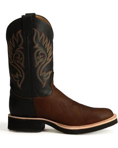 Justin Men's Paluxy Brown Tekno Crepe Cowboy Boots - Round Toe, Coffee Cowboy Vibes, Sperrys Women, Cowboys Men, Timberland Style, Fashionable Snow Boots, Okie Dokie, Square Toe Boots, Justin Boots, Cowboy Boots Women