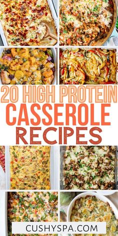 20 high protein casserole recipes