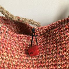 "Handmade crochet bag of natural materials. Great as shopping bag, festival bag, summer beach bag. Material: Linen Main colours: orange Colouring: red/beige/yellow/blue Sizes: Height handle 54 cm - 21\" Height 36 cm - 14\" Width 32 cm - 12.5\"" Rectangular Orange Crochet Bag For Vacation, Orange Rectangular Crochet Bag For Vacation, Handwoven Orange Crochet Bag For Travel, Orange Handwoven Crochet Bag For Travel, Handmade Orange Crochet Bag For Travel, Handwoven Orange Crochet Tote Bag, Orange Woven Crochet Bag For Vacation, Red Handwoven Crochet Tote Bag, Orange Bohemian Crochet Bag For Travel