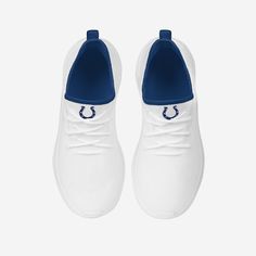 These Indianapolis Colts Women's Midsole White Sneakers will make sure everyone knows that you're the heart and midsole of your fanbase. Features All-over white design so you can rep the team in style Embroidered team logo displays on tongues, in case there were any doubts where your allegiances lie Embroidered script team name displays on sides for a little extra team spirit Adjustable laces for security Closed, round toe design to make sure you're feeling comfortable and looking sleek Textured Team Name, Indianapolis Colts, Team Names, Toe Designs, Everyone Knows, The Team, White Design, Dallas Cowboys, White Sneakers