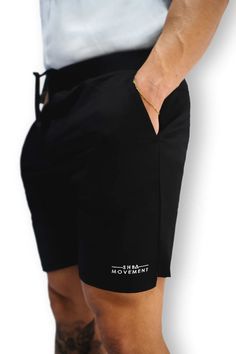 Made for any lifestyle, these durable TriBlend shorts blend 60% soft cotton with 30% durable nylon and 10% dynamic spandex. Every move flows with you, from gym sets to city streets. Triblend durable stretchy fabric blends 60% cotton, 30% nylon, 10% spandex 7" inseam Designed variable side slits for extra movement range and style Embroidery minimal logo Four pockets for storage Casual Squat Proof Sports Shorts, Black Go-dry Athleisure Shorts, Black Shorts With Elastic Waistband, Functional Black Shorts With Elastic Waistband, Casual Squat Proof Gym Shorts, Black Athletic Shorts With Go-dry Technology, Black Athletic Shorts For Training, Black Breathable Athleisure Shorts, Casual Athletic Fit Squat Proof Shorts