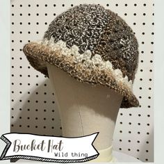 Handcrafted and truly one of a kind, this trendy speckled brown granny square bucket hat adds a touch of whimsy and warmth to any outfit. Perfect for those who love unique, handmade accessories! Made and ready to ship! Only 1 so get it before it's gone. Material is stretchy Fits head sizes - 19-22" Laid flat dimensions- 13" wide x 8" height Non-Return Policy: Thank you for choosing my handmade item! I take great pride in crafting each piece with care and attention to detail. As a small business, I appreciate your support and understanding of my store policies. Due to the unique nature of handmade items, I regret to inform you that I  am unable to accept returns or exchanges. In the rare event that your item(s) arrive(s) damaged or defective, please notify me within 5 days of receiving your Brown Bucket Hat For Fall, Brown Bucket Hat For Fall, One Size Fits Most, Adjustable Handmade Brown Cloche Hat, Adjustable Crochet Brown Bucket Hat, Vintage Brown Brimmed Bucket Hat, Vintage Brown Bucket Hat, Brown Yarn Bucket Hat With Curved Brim, Handmade Brown Cloche Hat With Wide Brim, Handmade Brown Hat, One Size Fits Most