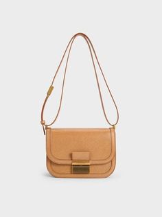 Toffee Charlot Bag | CHARLES & KEITH Minimalist Silhouette, Charles Keith, The Minimalist, Toffee, Adjustable Straps