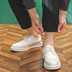 Men's Brogue Leather Formal Shoes Ivory Shoes, Leather Formal Shoes, Brogues Men, Formal Business, Vans Authentic Sneaker, Formal Shoes, Vans Sneaker, Formal Event, Loafer Shoes