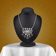 An Indian silver long necklace is a timeless piece of jewellery that can add elegance and sophistication to any outfit. With its intricate design, high-quality 925 silver material, and versatility. An Indian silver long necklace can be worn with a variety of outfits and for different occasions. It can be paired with traditional Indian clothing such as sarees, salwar kameez, or lehenga cholis, or worn as a statement piece with Western clothing such as dresses or blouses. Metal-925 sterling silver Silver Long Necklace, Traditional Indian Clothing, Western Clothing, Long Silver Necklace, Long Necklaces, Indian Clothing, Indian Traditional, Jewelry For Her, Traditional Indian