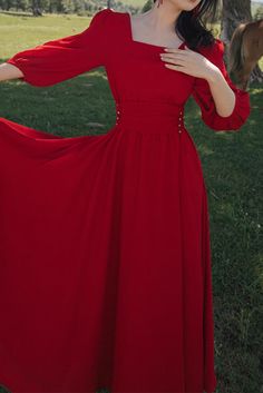 Flowy A-line Prom Dress, Summer A-line Chiffon Dress For Prom, Red A-line Summer Evening Dress, Red A-line Dress For Prom Season, Summer Chiffon Dresses For Homecoming, Summer Chiffon Homecoming Dress, Chiffon A-line Dress For Prom, Red A-line Maxi Dress For Prom, Summer Prom Maxi Dress In Solid Color