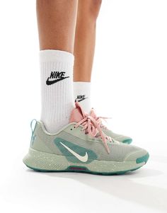 Nike Running Juniper Trail 3 sneakers in light green | ASOS Nike Air Max Jordan, Flip Flop Boots, Leggings Sale, Long Sleeve Floral Dress, Sweaters And Leggings, Swimwear Sale, Curves Workout, Hoodies For Sale, Petite Maternity