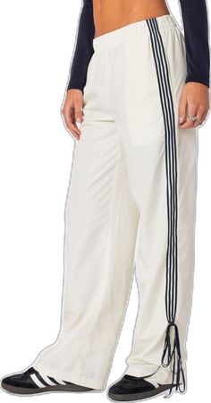 Sporty Relaxed Fit Sweatpants With Three Stripes, Spring Athleisure Joggers With Three Stripes, Spring Athleisure Pants With Three Stripes Branding, Spring Athleisure Joggers With Three Stripes Branding, Spring Joggers With Side Stripes For Jogging, Relaxed Fit Athleisure Joggers With Three Stripes, Relaxed Fit Sweatpants With Three Stripes For Sports, Sporty Joggers With Three Stripes And Relaxed Fit, Sporty Relaxed Fit Pants With Three Stripes