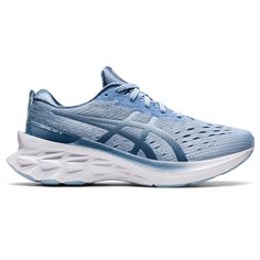 PRICES MAY VARY. Asics Womens Shoes Fashion Shoes Blue Synthetic & Rubber Asics Novablast 2 Womens Shoes Size 10, Color: Blue Clear Mindset, Neutral Shoes, Women's Running Shoes, Asics Women, Synthetic Rubber, Kids Luggage, Blue Shoes, Running Shoe, Womens Running Shoes