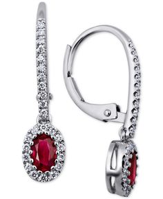 in stock Diamond Settings, Jewelry Repair, Earrings Set, Red Gold, Online Jewelry, Earring Set, Halo, Jewelry Watches, Ruby