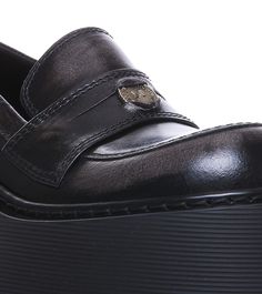 Vic Matie' black Joy loafers, leather upper, slip on, eu sizeComposition: 100% Leather Upper/rubber Sole Black Calf Leather Loafers With Leather Footbed, Luxury Black Slip-ons With Round Toe, Black Slip-on Loafers With Removable Insole, Black Calf Leather Loafers With Rubber Sole, Black Slip-on Loafers With Leather Footbed, Slip-on Calf Leather Platform Loafers For Business, Calf Leather Slip-on Platform Loafers For Business, Business Slip-on Platform Loafers In Calf Leather, Business Calf Leather Slip-on Platform Loafers