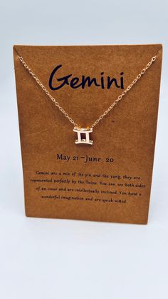 Collar Zodiaco Géminis  Zodiac Gemini Necklace Gemini Necklace, Zodiac Gemini, Gemini Zodiac, Pendant Necklaces, Necklace Etsy, Jewelry Necklace Pendant, Spain, Jewelry Necklaces, Necklaces