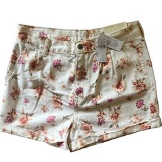 American Eagle High Women’s High Waisted Floral Denim Mom Shorts Size 10 Nwt Cuffed Legs 100% Cotton Ivory With Pink Floral Pattern Smoke Free Pet Free Home Fast Shipping! 31” Waist 12” Rise 3” Inseam 116 Pink Jean Shorts With Pockets For Spring, Pink Relaxed Fit Jean Shorts For Spring, Spring Pink Jean Shorts With Pockets, High Waist Cotton Jean Shorts For Spring, Spring High Waist Cotton Shorts, Pink Cotton Jean Shorts For Spring, Pink High-waisted Cotton Jean Shorts, Pink Casual Jean Shorts For Spring, Casual Pink Jean Shorts For Spring