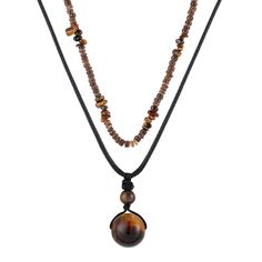 PRICES MAY VARY. Boho Necklace:This layered necklaces for women consists of 2 separated vintage necklace.These bohemian necklaces are made of high quality tiger eyes stone,coconut shell,wooden beads and leather wax thread.They are durable and reliable, not easy to break. Surfer Necklace Size:The beach surfer necklace length is 17.7" with 2.7" adjustable chain.The tigers eye necklace length is 19.6 inches+2.7 inches. Applicable Occasions:These boho beaded necklace features a classic hawaiian styl Boho Accessories Necklaces, Boho Layered Necklaces, Threaded Necklace, Fishbone Necklace, Fish Bone Necklace, Hawaiian Surfer, Layered Necklaces Boho, Boho Beaded Necklace, Earthy Necklace