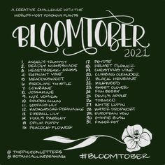 a black and white poster with the words bloomfor 2012 written in cursive writing