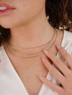 Materials 18k Gold Plated, Silver Plated, Brass Length 13 - 15" and a 5" extender chain Closure Clasp Chain Layered Necklace, Bachelorette Party Dress, Snake Chain Necklace, Back Necklace, Modern Shoes, Shirts For Leggings, Embellished Denim, Chain Anklet, Layered Necklace