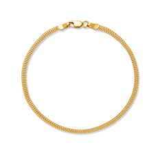 Stone and Strand 14K Yellow Gold Flat Arrow Chain Bracelet Front Image Yellow Gold Chain, Everyday Jewelry, Solid Yellow, Chain Lengths, Chain Length, Focus On, Chain Bracelet, Always Be, Gold Chain