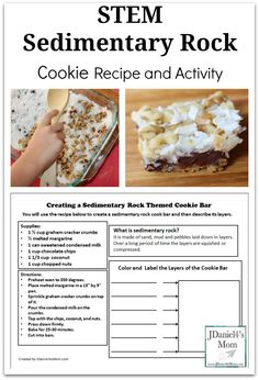 a recipe book with pictures of cookies and other items to make them look like they are on