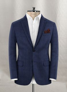 Sprinkle the stylish elegance with our Napolean Koro Wool Suit, which embraces the boldness of sartorial ambitions. Appoint a classy sophistication with our suit, crafted from a wool blend fabric that outlines a smooth, feathery texture with delicate accents and a stripes pattern over a blue tint that highlights vibrant character. Balance an exquisite taste with a sublimely tailored blue suit that captures a sense of luxury while ensuring ideal relaxation to pursue exhilarating occasions and cru Grey Tweed Suit, Herringbone Tweed Jacket, White Linen Suit, Green Velvet Jacket, Peaky Blinders Suit, Royal Blue Suit, Blue Chinos, Herringbone Tweed, Beautiful Suit