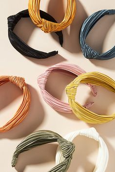 Polyester, plastic Imported | Everly Pleated Knot Headband by Anthropologie in Green, Women's, Polyester/Plastic Headband For Wedding, Knotted Headband, Candles For Sale, Knot Headband, Headbands For Women, 50 Fashion, Candle Gift, Free Shopping, Wedding Accessories