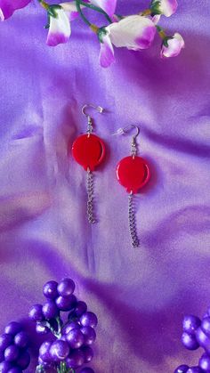 * Red balloon dangle earrings made from epoxy resin. * Makes for a great addition to your jewelry collection or as a gift to friends and family! I appreciate you checking out my shop! * Follow me on Instagram for more (or DM me for a custom piece): https://www.instagram.com/ravinresin/ Fun Red Resin Earrings, Fun Style Red Resin Earrings, Trendy Red Dangle Jewelry, Red Hypoallergenic Party Jewelry, Red Hypoallergenic Jewelry For Party, Trendy Red Jewelry For Birthday, Hypoallergenic Red Jewelry For Parties, Fun Red Round Jewelry, Fun Red Resin Jewelry