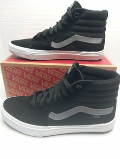 Vans Sk8 Hi Pro, Vans Sk8 Hi, Vans High Top Sneaker, Sk8 Hi, Outfits Men, Vans Sk8, Shoes Men, Bmx, Shoe Box