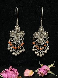 Afghanistan, Afghan sterling silver earrings, Touch of Kuchi tribal jewelry Vintage earrings tribal jewelry, I Love ethnic jewelry. Length: 2 7/8 It's All About You, Open studio most days from 10:00 to 5:00, DM, make an appointment to have an adventure in shopping. Yes ~ along with basic simplicity ~ It's all about you You deserve to know about my fabulous Treasure chest. Tribal Jewelry, Statement Piece Handmade Jewelry, Art to Wear, with Much Much More. Looking for more Treasures, Or would like Silver Beaded Dangle Earrings For Festivals, Dangle Earrings With Silver Beads For Festivals, Festival Dangle Earrings With Silver Beads, Ceremonial Silver Drop Earrings, Silver Drop Earrings For Ceremonial Occasions, Sterling Silver Teardrop Earrings With Silver Beads, Ceremonial Sterling Silver Drop Earrings, Traditional Handmade Sterling Silver Chandelier Earrings, Traditional Silver Bead Drop Earrings