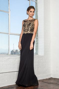 Beaded Illusion A-line Sleeveless Dress by Elizabeth K GL2099 – ABC Fashion Beaded Corset, Back Embroidery, Full Length Dress, Chiffon Gown, Sweetheart Neckline, Open Back, Abc, Full Length, Sleeveless Dress