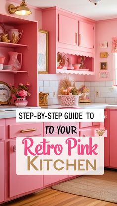 Love vintage vibes? Create a DIY retro pink kitchen with these budget-friendly tips. Discover decor that mixes charm with a pop of color. Explore our blog to get started on your dream kitchen! Diy Retro