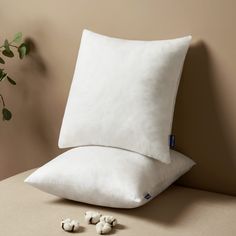 PRICES MAY VARY. SIZE: Including two 14x14in/ 35x35cm pillow inserts. Because it's made by hand, there may be an error of 1-2 cm. Please allow 1-2cm deviation because of hand-cutting and sewing. PREMIUM QUALITY MATERICAL: Filled with premium polyester provides ultra thoughness. Not only ensures all pillow inserts are well-filled and suitable softness, while having sufficient support. WIDELY USE: Decorative throw pillow inserts are easily fluffy up breathability and skin-friendly, pack this pillo Navy Blue Pillows, Big Pillows, Throw Pillow Inserts, Garden Pillows, Couch Throw Pillows, Fluffy Pillows, Sofa Couch Bed, Pillow Forms, How To Make Pillows