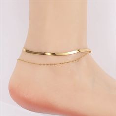 This is a adjustable anklet 20-25cm,; very good quality does not fade; double layer; chic and elegant; Gold Metal Anklets For Summer, Adjustable Gold Plated Anklets, Chic Gold Anklets For Party, Gold Bracelet With Delicate Chain For Summer, Gold Delicate Chain Bracelet For Summer, Delicate Gold Chain Bracelet For Summer, Trendy Gold Anklet With Adjustable Chain, Gold Metal Anklet With Adjustable Chain, Gold Adjustable Chain Anklet For Summer