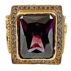 New Men's Clergy Bishop Ring (Subs710P), Gold Plated/Sterling Silver, Christian | eBay Formal Rings With Gemstone Accents In Cubic Zirconia, Formal Purple Rings With Rectangular Stone, Formal Crystal Ring With Gemstone Accents, Formal Crystal Ring With Cubic Zirconia And Gemstone Accents, Formal Cubic Zirconia Crystal Ring With Gemstone Accents, Formal Rings With Rectangular Center Stone, Formal Ring With Rectangular Center Stone, Formal Ring With Stone Setting, Formal Jewelry With Rectangular Stone Prong Setting