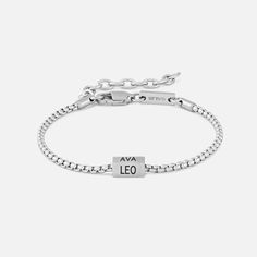 "Introducing our exquisite custom silver bracelet, designed with love for the most important man in your life, Dad. This bracelet is adorned with the names of your precious kids, making it a cherished keepsake he will proudly wear and show off to everyone he meets. Handcrafted with utmost attention to detail, each bracelet is made from high-quality stainless steel, ensuring durability and longevity. The personalized touch adds a heartfelt and sentimental element, making this piece a truly unique Daddy Bracelet, Dad Bracelet, Personalized Gifts For Dad, Jewelry Personalized, Name Bracelet, Family Name, Gift For Dad, Kid Names, Kids Christmas