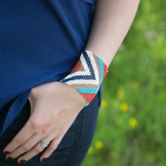 Beautifully hand crafted beaded bracelet made in India One size fits all - stretches out to fit your wrist Perfect to compliment any summer or beach outfit or a dress on a night out Bohemian Spring Bracelet, Adjustable Cuff Bracelet With Colorful Beads, Adjustable Beaded Bangle Bracelet For Festival, Adjustable Beaded Cuff Bracelet For Friendship, Colorful Beaded Adjustable Bracelets, Handwoven Beaded Bracelets With Round Beads, Bohemian Cuff Bracelet With Hand Wrapped Round Beads, Bohemian Hand Wrapped Cuff Bracelet With Round Beads, Bohemian Hand-wrapped Round Bead Cuff Bracelet