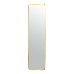 a large gold framed mirror on a white background