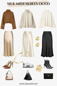 Chique Outfit, Rock Outfit, Midi Skirts, Modest Fashion Outfits, Fall Fashion Outfits, Looks Style, Lookbook Outfits