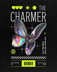 the charmer book cover with an image of a butterfly