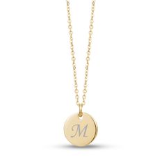 This necklace can be a true statement piece. The stainless steel chain has an understated look, but that is an intentional design choice. The streamlined chain allows the pendant to shine. This is not an ordinary pendant. As an initials pendant, the surface can be fully personalized for you or someone you love. Because this initials pendant is made out of stainless steel, you can take comfort in knowing that it will wear well over time. The chain and disc can be ordered in gold and silver finish Elegant Personalized Stainless Steel Chain Necklace, Stainless Steel Initials Name Necklace, Elegant Personalized Stainless Steel Charm Necklaces, Minimalist Name Necklace With Cable Chain As Gift, Minimalist Name Necklace With Cable Chain For Gift, Stainless Steel Pendant Necklace For Personalized Gifts, Engraved Stainless Steel Jewelry With Initial Pendant, Minimalist Stainless Steel Jewelry For Personalized Gifts, Classic Personalized Stainless Steel Necklaces