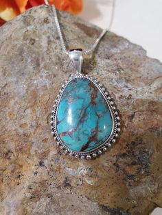 *Large  Turquoise Pendant  *Sterling Silver  *Free Shipping  *Handcrafted  *Jewelry ship in Gift box  * Will ship the pendant as pictures  All components are solid .925 silver.  Thank You For Your Looking ,And Check Out More Items In My Etsy Shop For More Great Deals, Also We Add More Jewelry To Etsy Shop regularly  PLEASE check their dimensions, before setting the order.  NOTE -Once the parcel gets shipped out, it is usually needed 3-6 business days for every where in US Please keep in mind tha Jewelry Turquoise, American Jewelry, Turquoise Pendant, Native American Jewelry, Blue Turquoise, Silver Turquoise, Necklace Gift, Turquoise Jewelry, Turquoise Blue