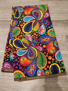 DESCRIPTION African Ankara Fabric. This is high quality African print is 100% cotton and it's 45 inches wide. It is used for making African Clothing, African quilts, & For Home decoration. FYI: Print is Double sided. The listing is for 3yards and 6yards Each piece of fabric measures: 105 - 108in by 45in for 3yards 210 - 216in by 45in for 6yards If you purchase more than one yard, you will receive one continuous piece. *If you require more than what I have listed, feel free to send me email. CARE Multicolor Cotton Fabric With Vibrant Print, Cotton Fabric With Vibrant Multicolor Print, Vibrant Multicolor Cotton Fabric, Multicolor Batik Print Cotton Fabric, Vibrant Print Patterned Cotton Fabric, Multicolor Cotton Batik Print Patterns, Patterned Cotton Fabric With Vibrant Print, Cotton Fabric With Vibrant Patterned Print, Cotton Batik Print Multicolor Prints