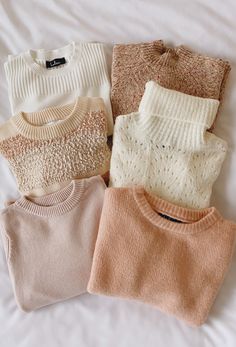 Pretend spring has arrived in warm neutrals! These cozy sweaters will keep you warm throughout the season. #lovelulus Cute Clothing Aesthetic, How To Have Style, Hijab Style, Trendy Fashion Tops, Foto Tips, Fashion Hacks Clothes, Looks Chic, Casual Style Outfits, Girly Outfits